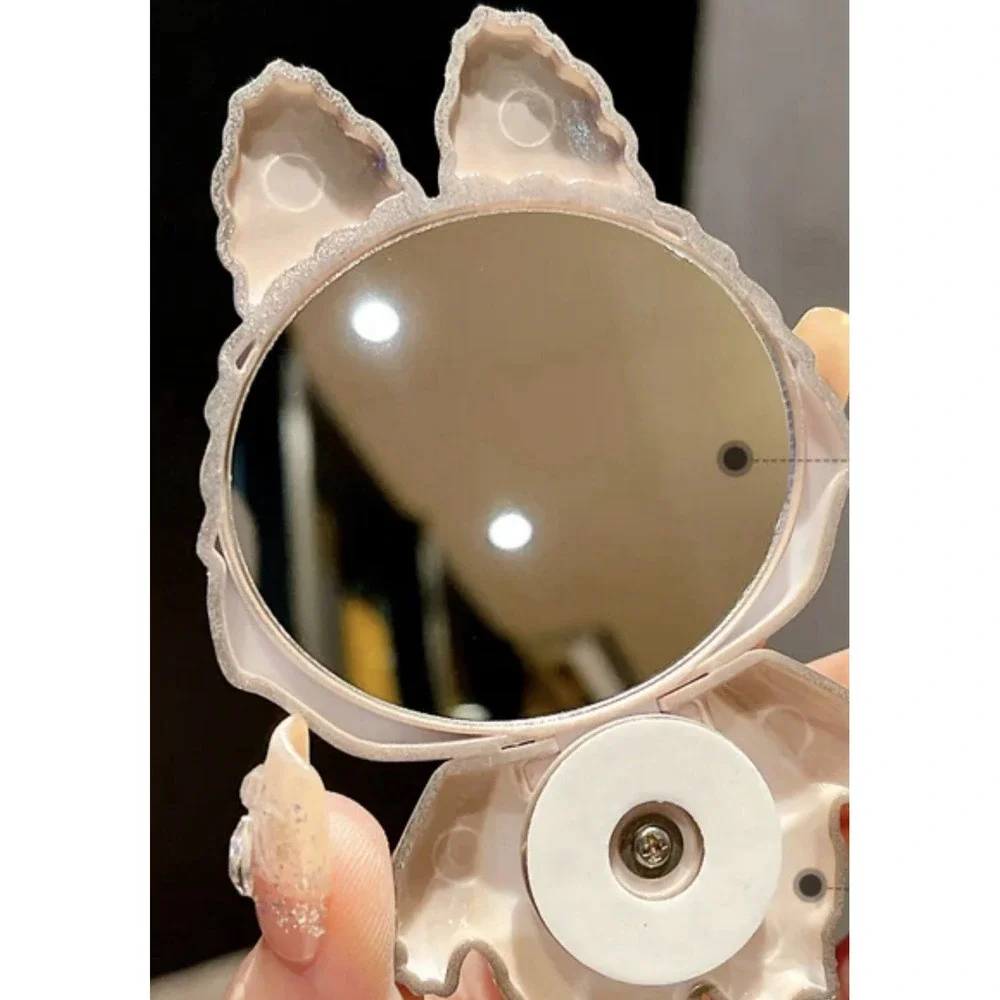 Cute Cartoon Bunny‎ Phone Stand Mirror Foldable 360° Adjustable Phone Holder